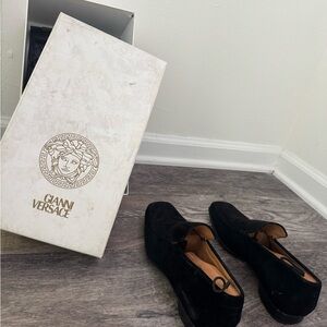 Versace Men’s Black Loafers